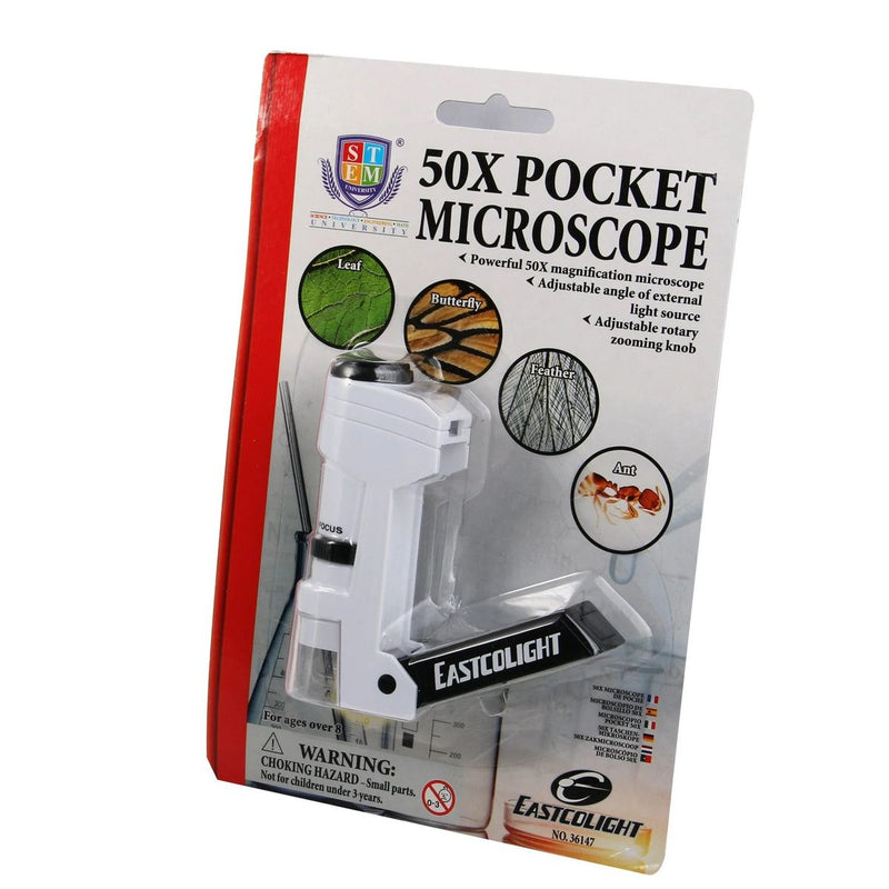 50X Pocket Handheld Microscope for Kids (7715418800283)