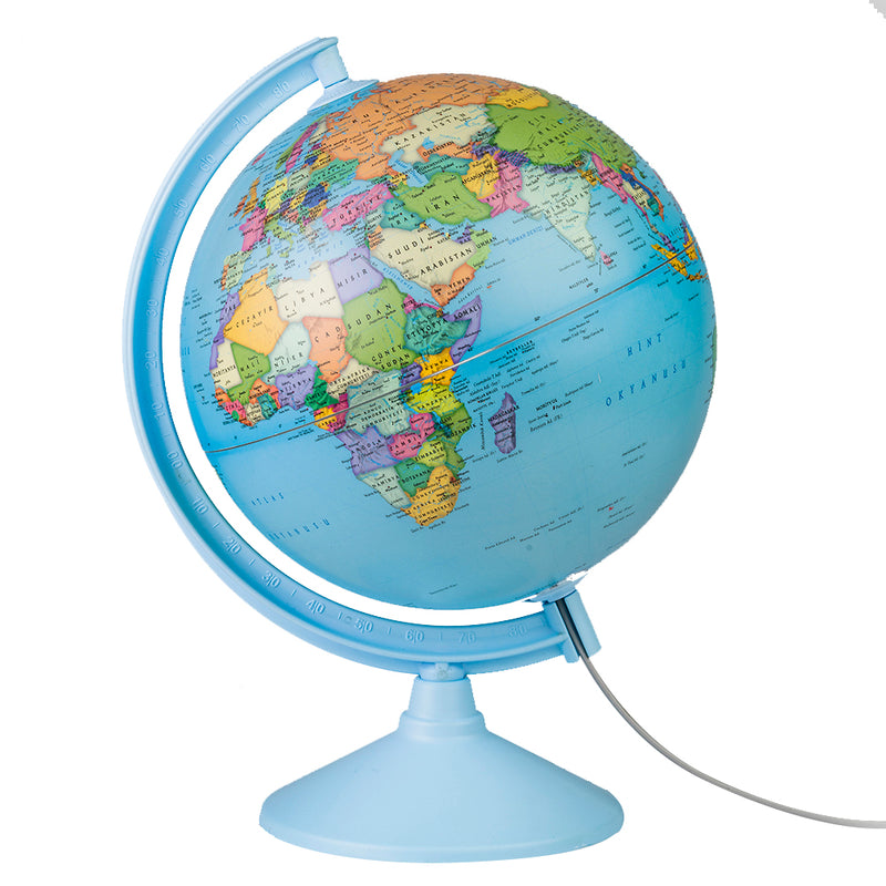 Gurbuz Illuminated Political Globe - 30cm (7808409796763)