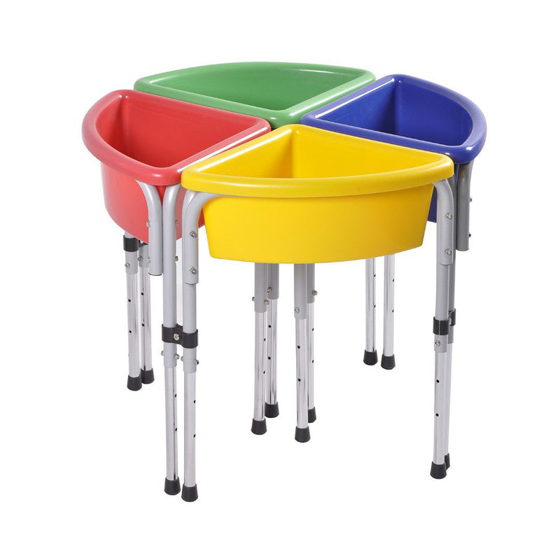 Sand and Water Play Table (4 Trays) Round (7716585046171)