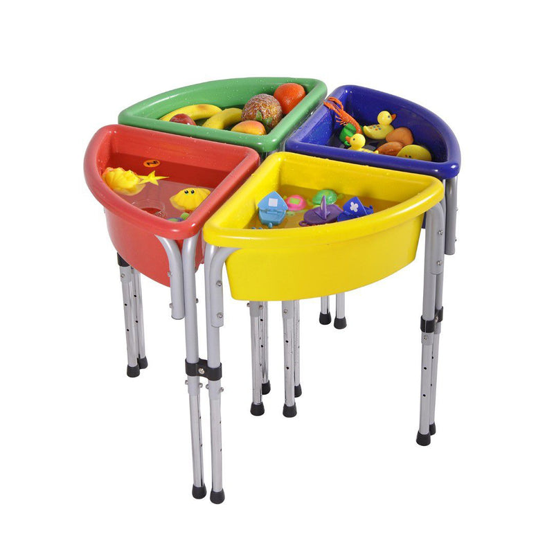 Sand and Water Play Table (4 Trays) Round (7716585046171)