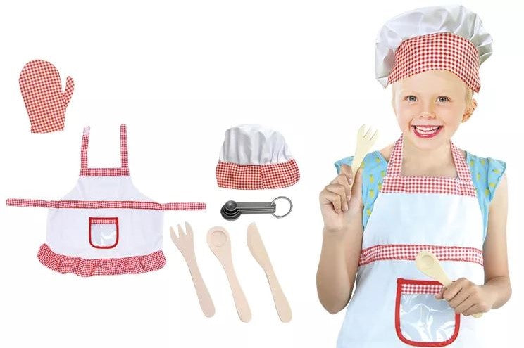 Chef Apron & Hat Role Play Costume with Accessories (7452684943515)