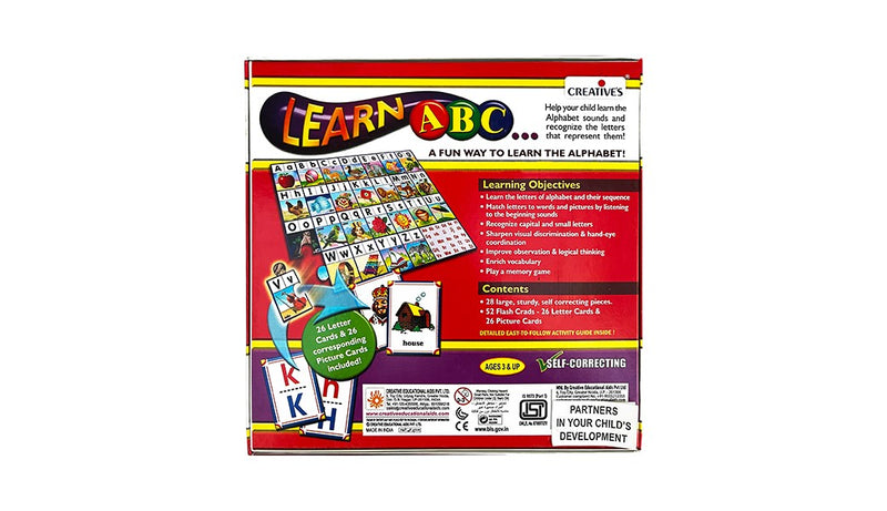 Creatives - Learn Abc - Alphabet Flash Cards (6907043676315)