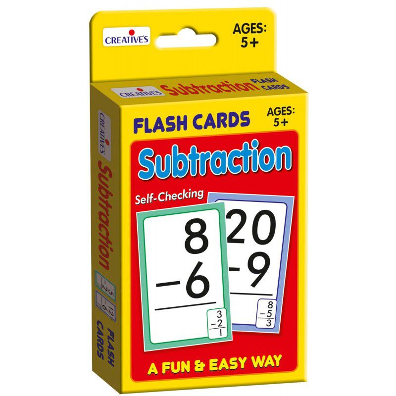 Creatives - Flash Cards - Subtraction (Maths) (7371034689691)