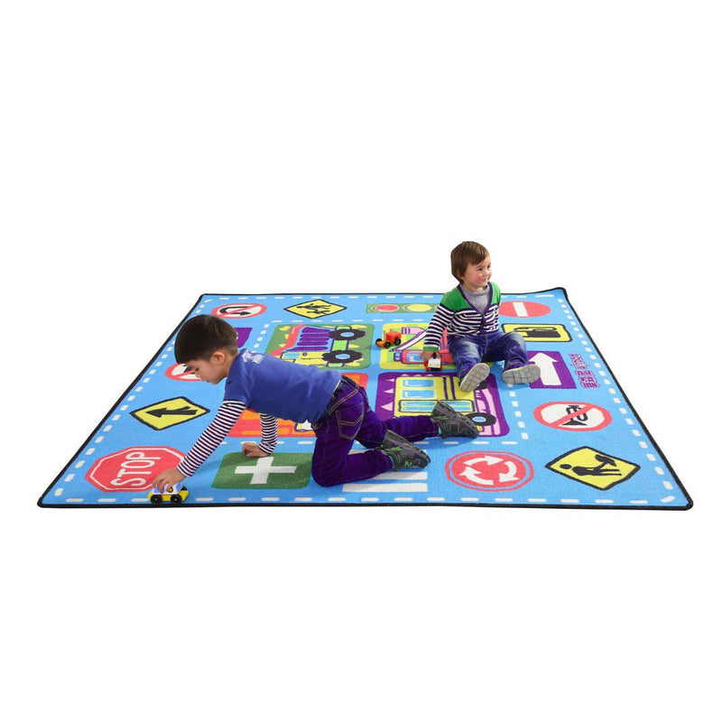 Kids Large Floor Carpet - Transport (7402186375323)