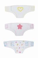 Dollsworld Dolls 3 Piece Pattern Stiched Cotton Nappies (7377357471899)