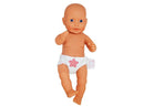 Dollsworld Dolls 3 Piece Pattern Stiched Cotton Nappies (7377357471899)