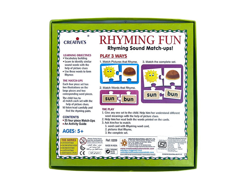 Creatives - Rhyming Fun (Read and Match Rhyming Words and Pictures) (7370463281307)