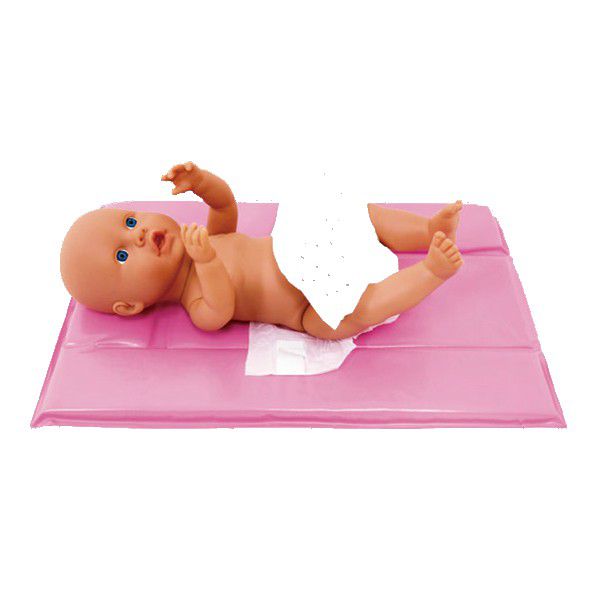 Dollsworld - Bath And Changing Mat Set (With: 3 Nappies, Mat, & Lotions) (6899320258715)