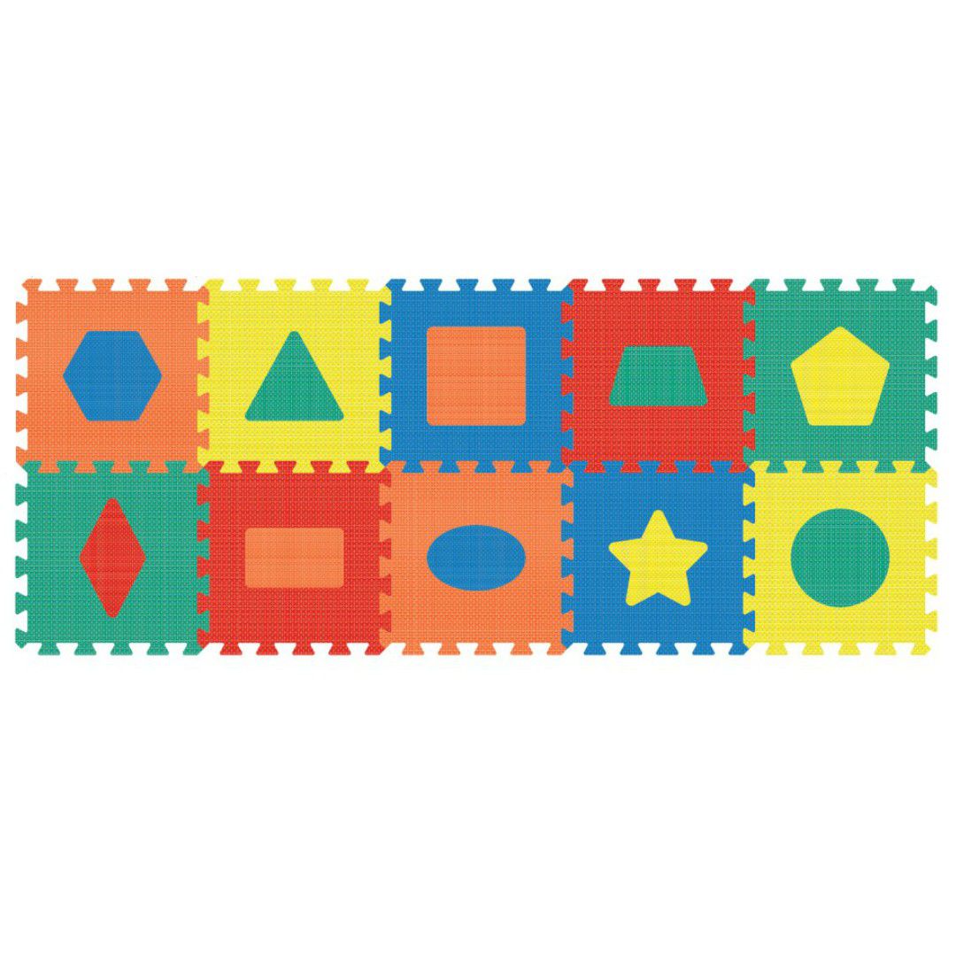 Shapes Eva Floor Foam Mat For Kids (10pc)