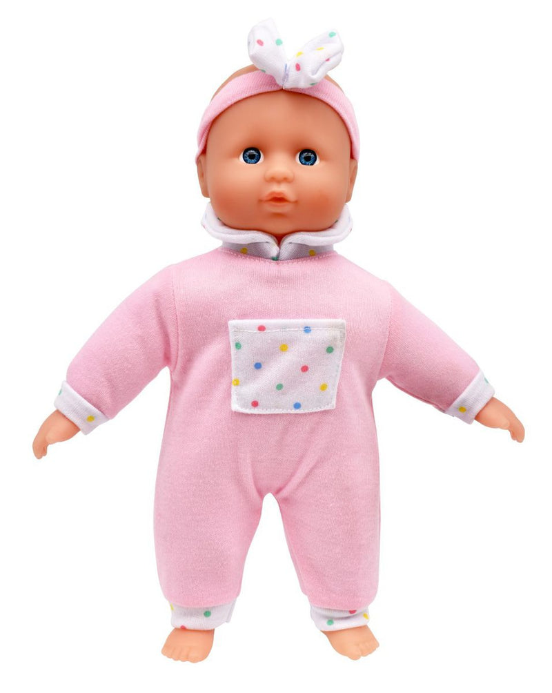 Dollsworld - Jasmine Doll (Soft Bodied, Removable Pink Outfit & Headband)- 25Cm (10") (6899317440667)
