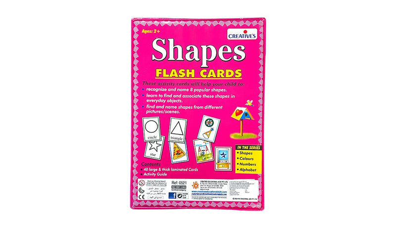 Creatives Toys Flash Cards Shapes (6907036860571)