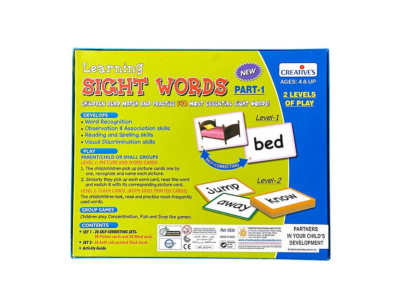 Creatives - Sight Words (Read, Match And Spell Sight Words) (6907037745307)