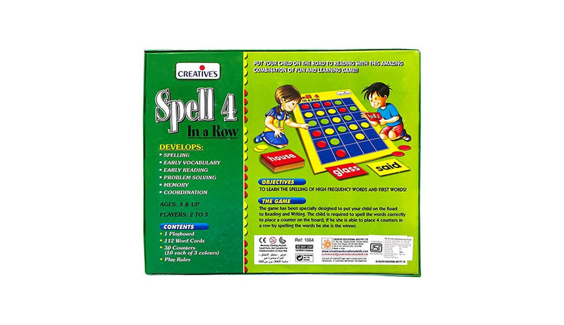 Creatives - Spell 4 in a Row (Improve Spelling and Vocabulary with this fun game) (7370498801819)