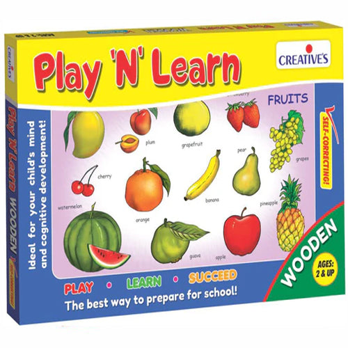 Creatives Play And Learn Fruits Puzzle