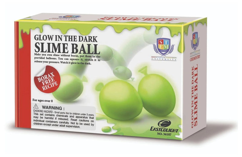 STEM Glow in the Dark - DIY Make Your Own Slime Ball (Green) (7714557165723)