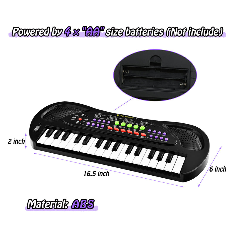 32 Key Electronic Piano Keyboard With Microphone