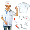 Doctor Role Play Costume With Hat, Stethoscope And Accessories