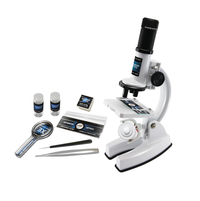 Super Sharp Updated Optics Microscope Set 100/450/900X