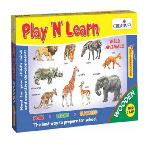 Creatives - Play And Learn - Wild Animals Puzzle
