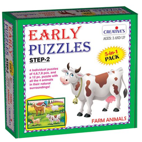 Creatives Early Puzzle Step II - Farm Animals (7785462464667)