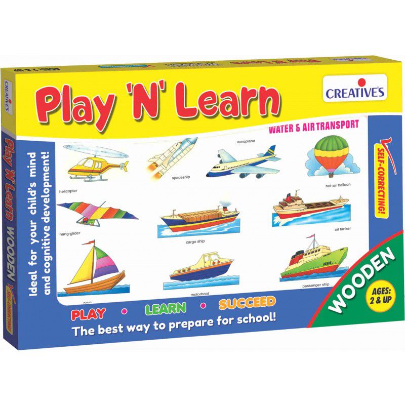 Creatives - Play and Learn - Water & Air Transport Wooden Puzzle (7784673050779)