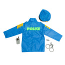 Policeman-Police Officer Costume Set With Accessories - Deluxe - Light Blue