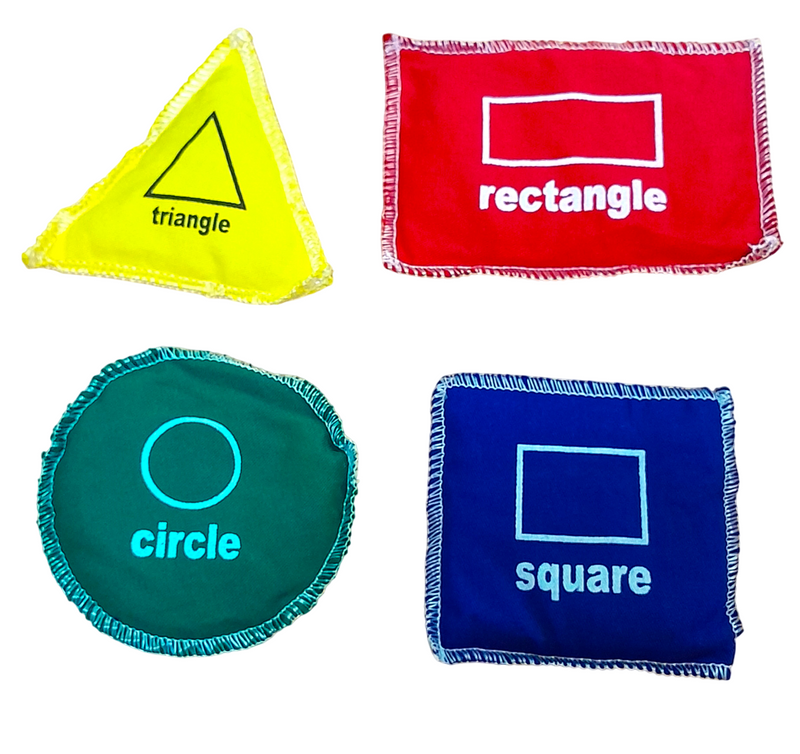 Shape Bean Bags -4 Piece (12-19cm in size) (Polybag)