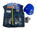 Policeman Vest Costume With Hard Helmet & Accessories
