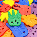 Lacing Hand Counters 120 Pcs With 4 Colours Laces In Plastic Low Square Box