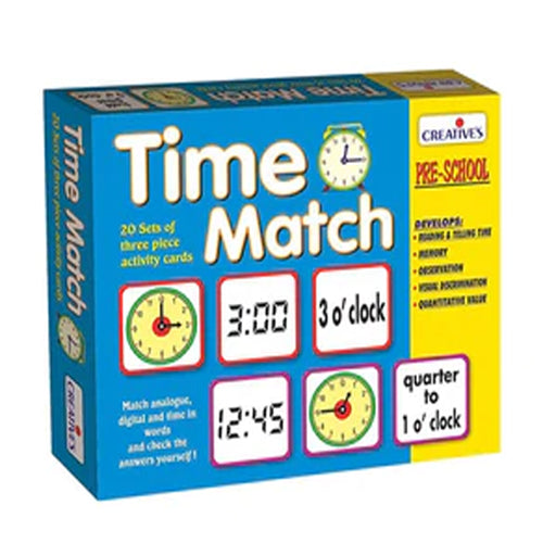 Creatives - Time Match (Match Analogue, Digital And Time In Words)