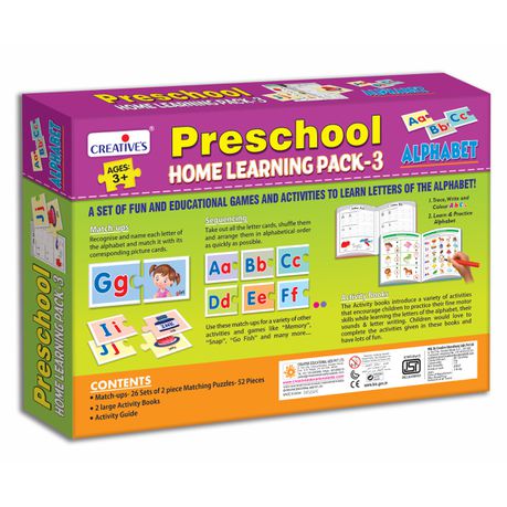 Creatives Preschool Home Learning Pack - 3 Alphabet (7805454614683)