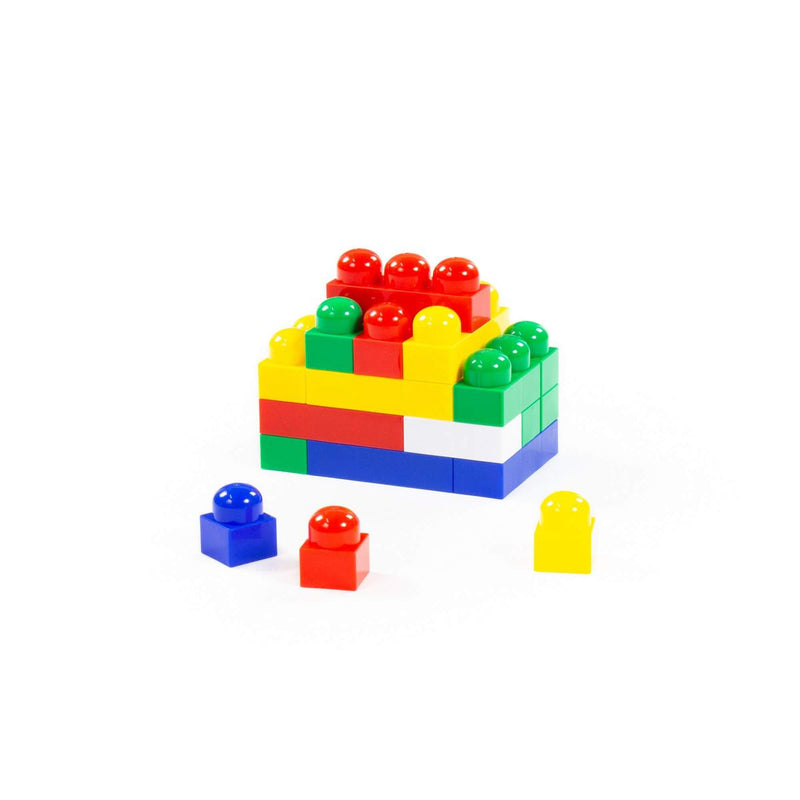 Polesie Building Blocks - Junior Construction Set 40pc In Container