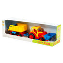 Polesie Tractor with Shovel and Trailer Basics Range (7690764583067)