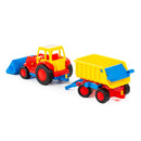 Polesie Tractor with Shovel and Trailer Basics Range (7690764583067)