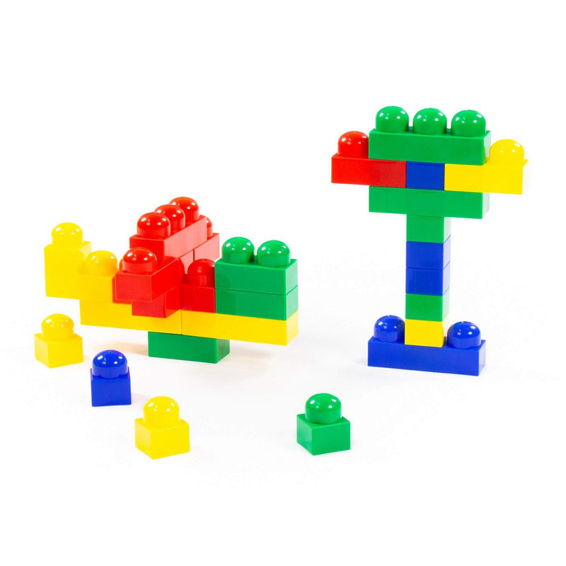 Polesie Building Blocks - Junior Construction Set 40pc In Container