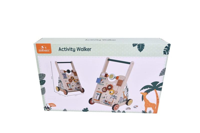 Zookabee Wooden Baby Activity Walker Multi Busy Boards (7803970781339)