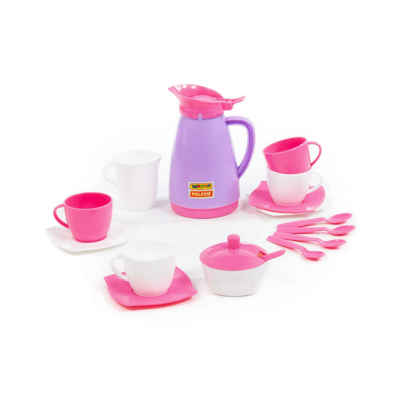 Polesie Pink Tea Coffee Set 16 Piece (7691511693467)