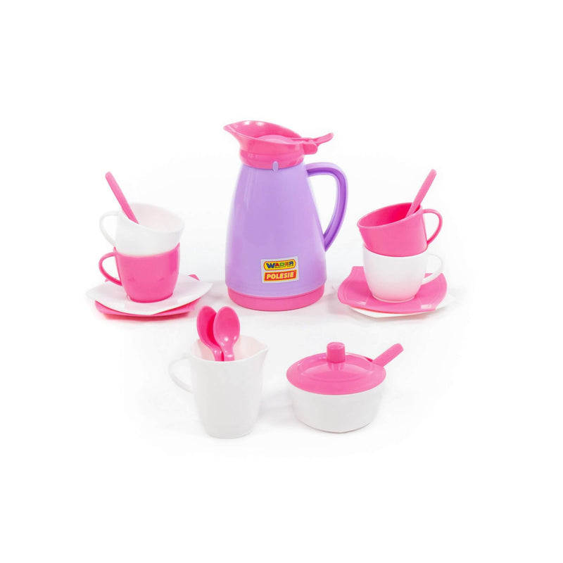 Polesie Pink Tea Coffee Set 16 Piece (7691511693467)