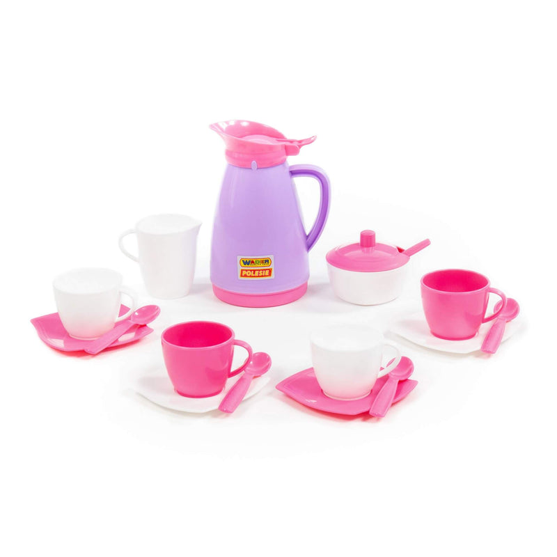 Polesie Pink Tea Coffee Set 16 Piece (7691511693467)