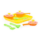 Polesie Kids Kitchen Pot and Pan Cooking Set on Tray 7 Piece (7691513233563)