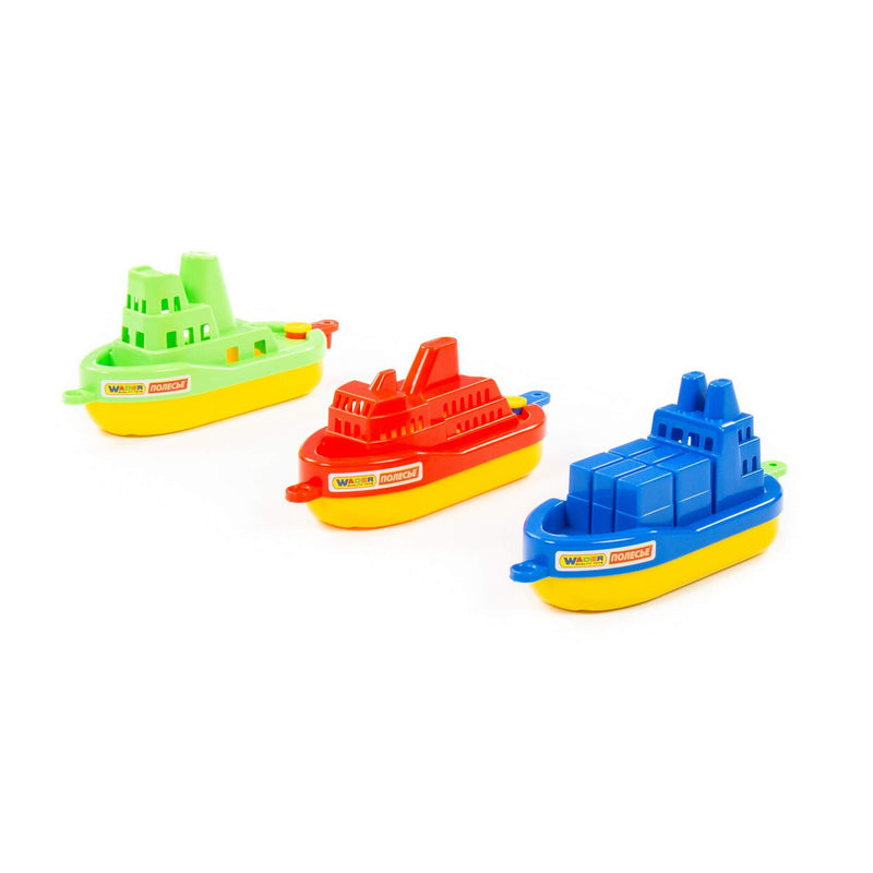 Polesie Kids Toy Boats 3 Piece for Water and Bath Play (7691526504603)