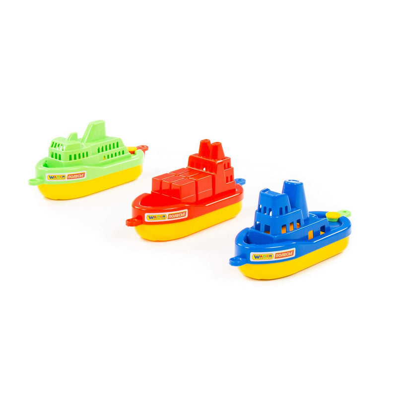 Polesie Kids Toy Boats 3 Piece for Water and Bath Play (7691526504603)