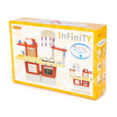 Polesie Infinity Large Red Kitchen with Microwave, Sink and Oven (7691525259419)