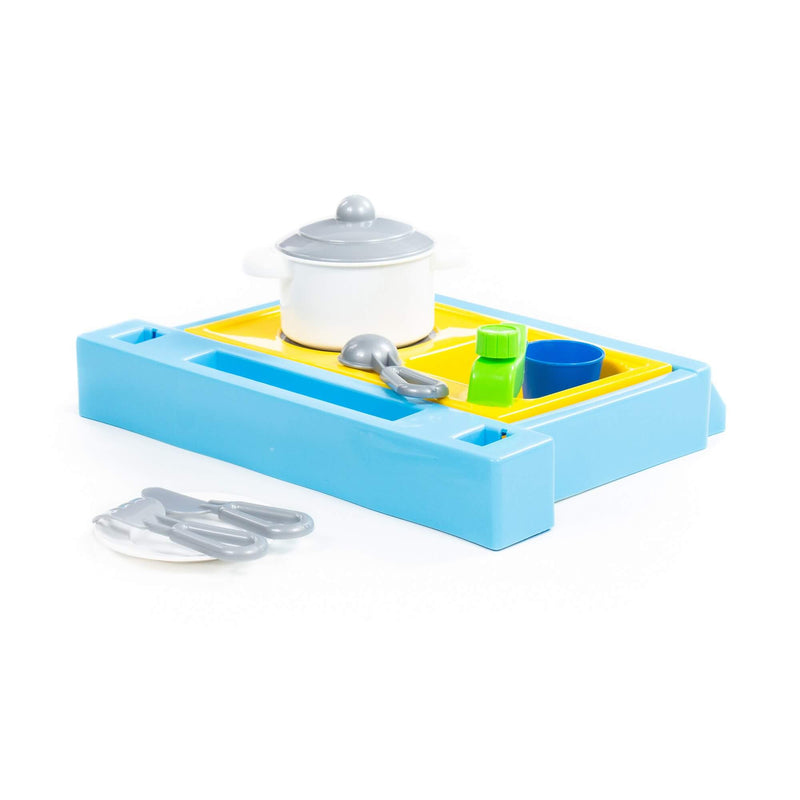Polesie Mini Toy Kitchen Playset with 7 Accessories (7693475840155)