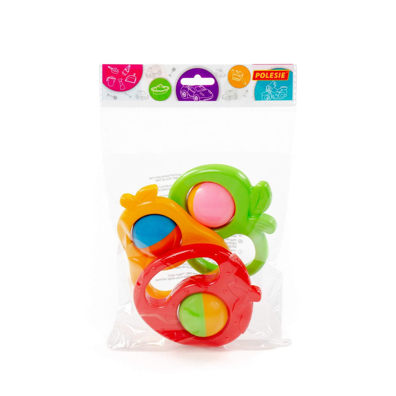 Polesie Baby Activity Rattle Set 3 Piece (7694262501531)