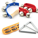 Percussion Musical Hand Bell - 5 Bells Wooden - Each