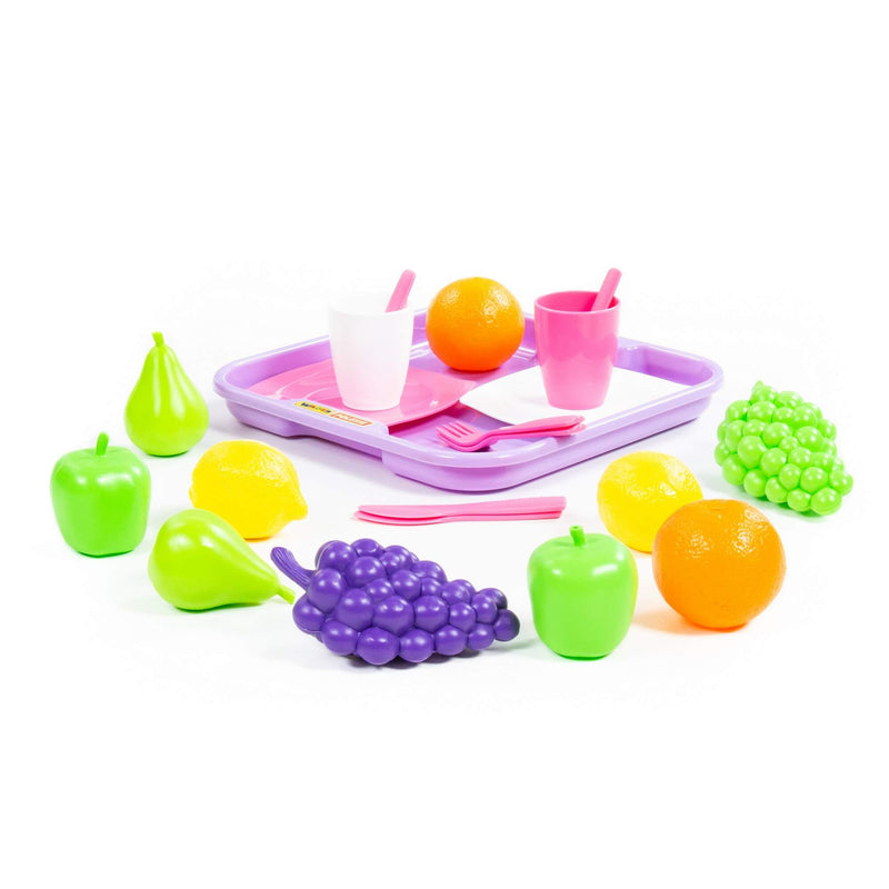 Polesie Pretend Food Playset on tray 21 Piece (7699296518299)