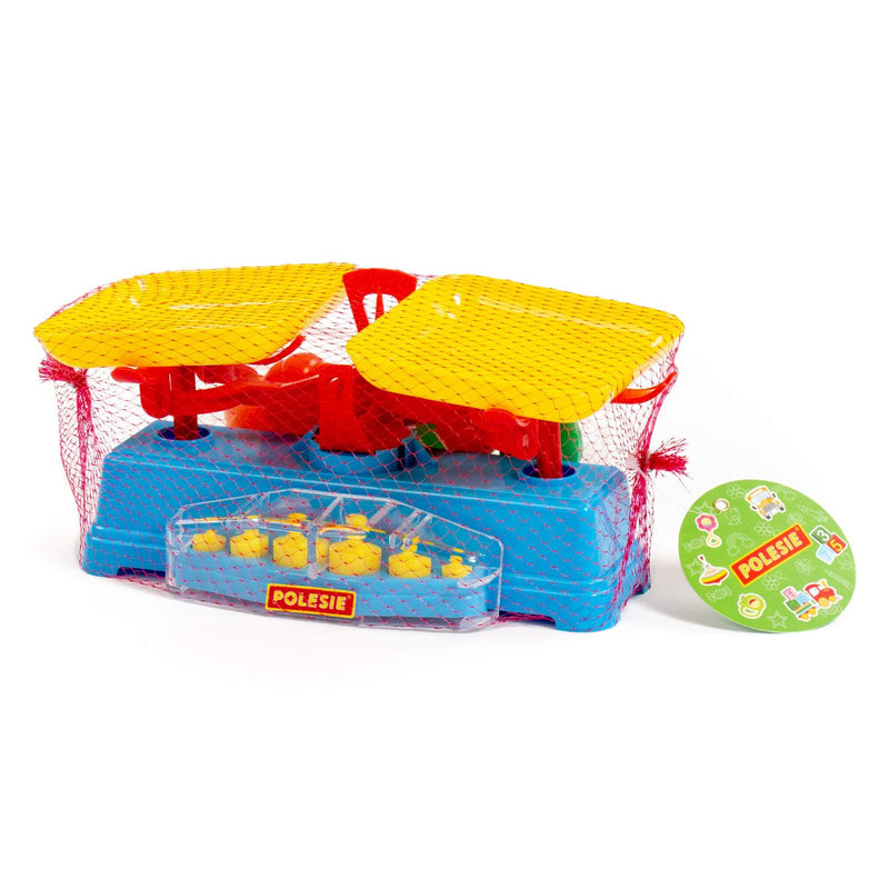 Polesie Balancing Scale Playset with Weights and Play Food 12pc