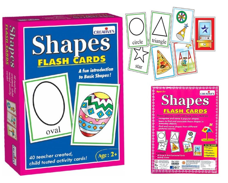 Creatives Shapes Flash Cards
