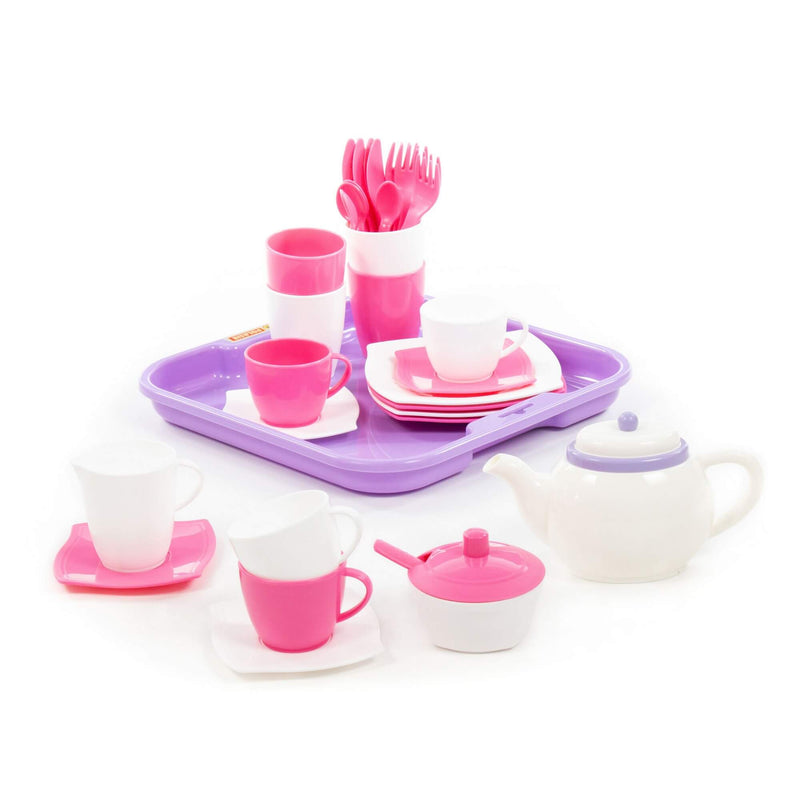 Polesie Pink Tea and Dinner Set 35 Piece (7705291653275)